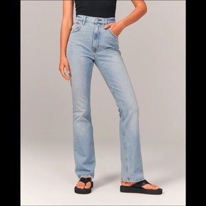 abercrombie 70s vintage flare ultra high rise 25